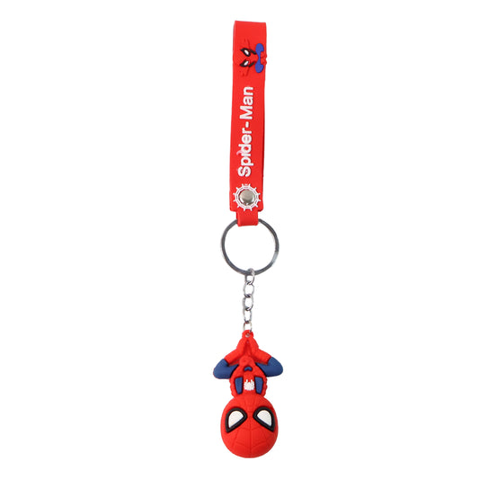 Cute Cartoon Silicone 3d Key Chain With Metal Hook Strap (Pack Of 1)