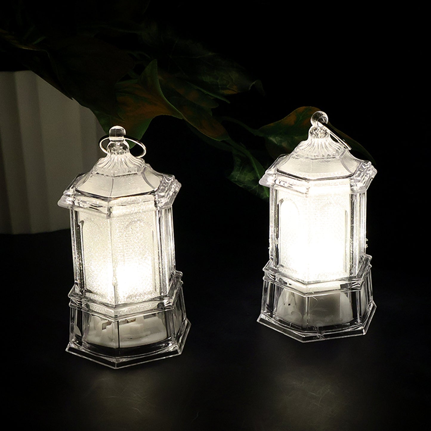 Led Hanging Lantern Style Decorative Flameless Candles (6 Pc)