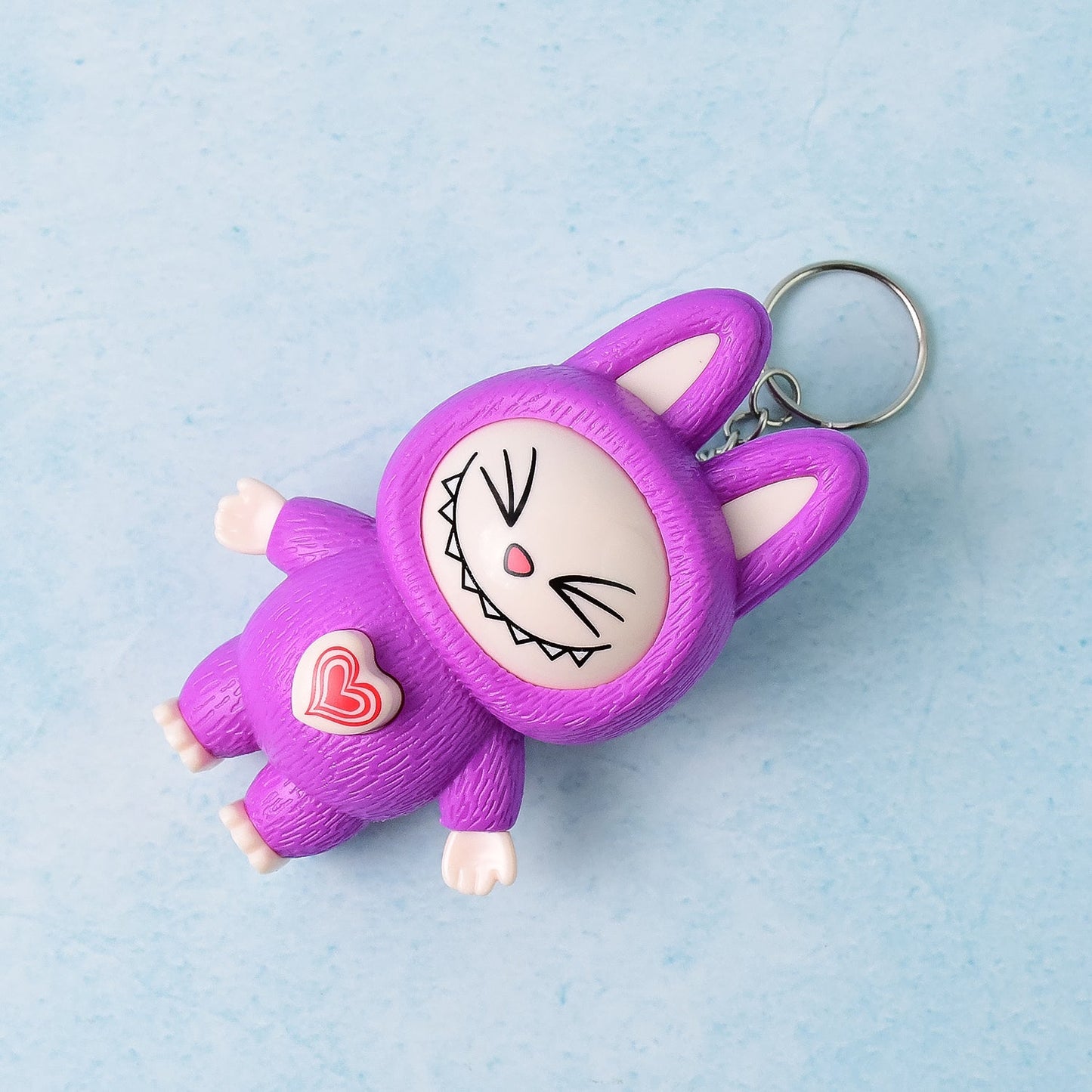 Cartoon Character Face Changing Toy With Key Holder Keychain (1 Pc)