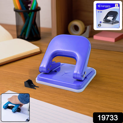 Kangaro Dp-500 Heavy Duty Two-hole Punch Machine With Metal Base