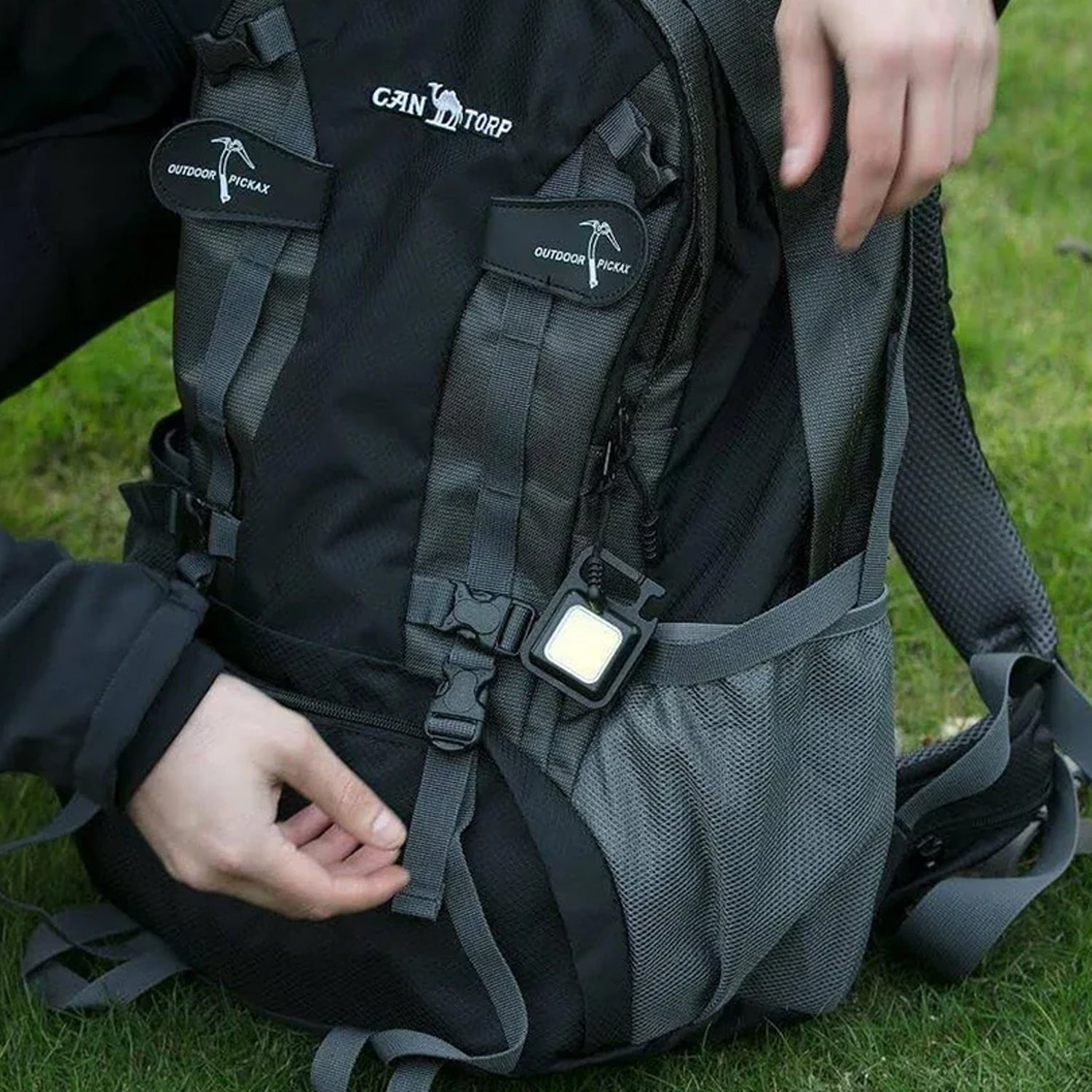 4035 Rechargeable Keychain Mini Flashlight With 4 Light Modesultralight Portable Pocket Light With Folding Bracket Bottle Opener And Magnet Base For Camping Walking