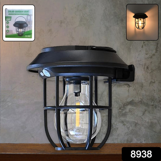 Solar Lantern Wall Lights Fixtures With Motion Sensor (1 Pc)