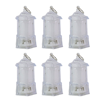 Led Hanging Lantern Style Decorative Flameless Candles (6 Pc)